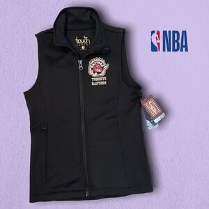 NWT NBA Toronto Raptors Black Zip Up Victory Vest Drake Size Small
